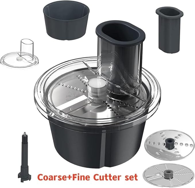 Vegetables Grater Cutter suitable for Thermomix TM6/TM5,Multifunctional peeler compatible with Thermomix Accessories(Coarse+Fine Cutter Set)