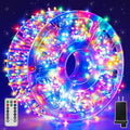Guhope Christmas String Lights Indoor 1200LED 196FT, Waterproof Outdoor String Lights with Remote and Timer, 8 Modes Dimmable Christmas Lights for Indoor Outdoor Party Holiday Decorations (Multicolor)