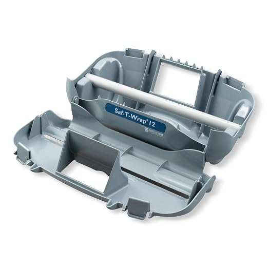 Carlisle FoodService Products SW12 Saf-T-Wrap Foil/Film Dispener for 12" Rolls,Gray