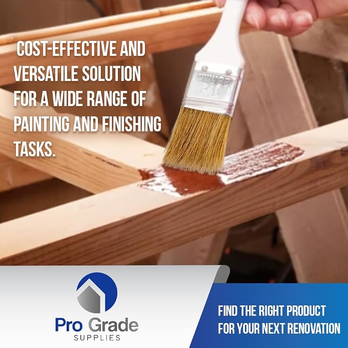 Pro Grade - Chip Paint Brushes - 96 Ea 1.5 Inch Chip Paint Brush