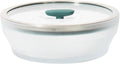 Anyday 7-Cup Glass Microwave Steamer (Kale) | Vegetable Steamer Bowl, BPA-Free, Vented Lid, Healthy Microwave Cooking Container, Broccoli, Veggies, Meal Prep