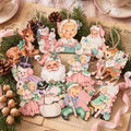 Huwena 36 Pcs Vintage Christmas Tree Ornaments, Classic, Pastel