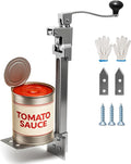 Commercial Can Opener Heavy Duty, Manual Tabletop Can Opener with 2 Blades | Industrial Can Opener Fits Big 10 Cans Up to 11" Tall, Plated Steel Base, for Restaurants Hotels Bars Kitchens