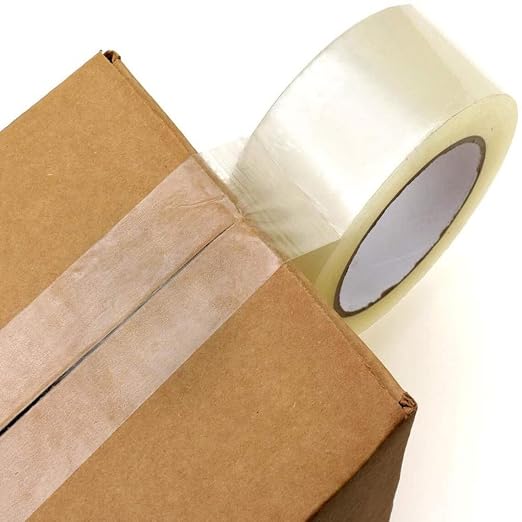 Heavy Duty Clear Packing Tape 6 Rolls 2 Inch x 110 Yards (330 Feet) Per Roll Carton Sealing Tape for Shipping Packaging Moving Office Storage & Tape Gun Refills 2 Mil 660 Total Yards