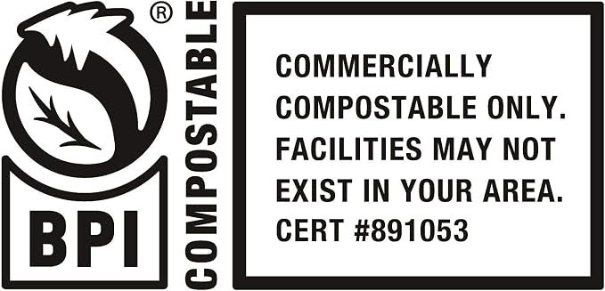 BioBag 100% Certified Compostable Resealable Snack Bags, 360 Count, Perfect for Lunches, Snacks, and On The Go