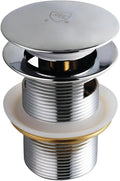 Kingston VTDESHOE Toe-Touch Tub Drain with Overflow, Polished Chrome