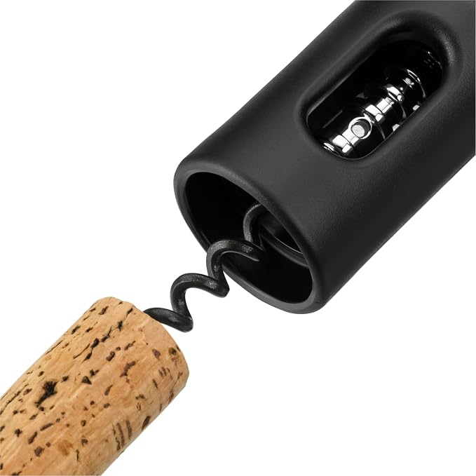 WMF Clever & More Corkscrew with arms, Black