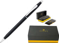 Cross Classic Century Lustrous Black Lacquer and Polished Chrome Appointments Refillable Ballpoint Pen Presented in a Luxury Gift Box