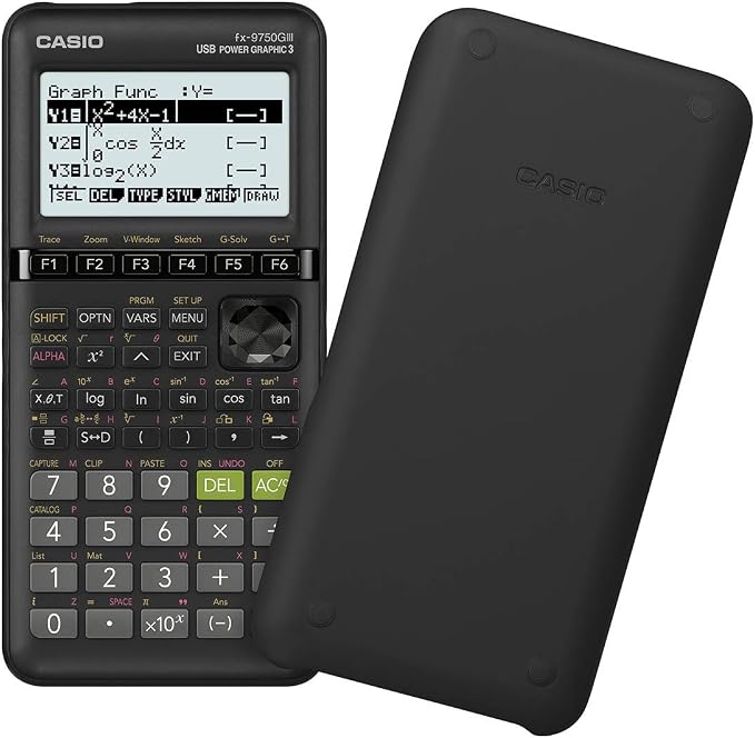 Casio fx-9750GIII Graphing Calculator | Natural Textbook Display | Python Programming | Ideal for Exams, STEM & Advanced Math | Black