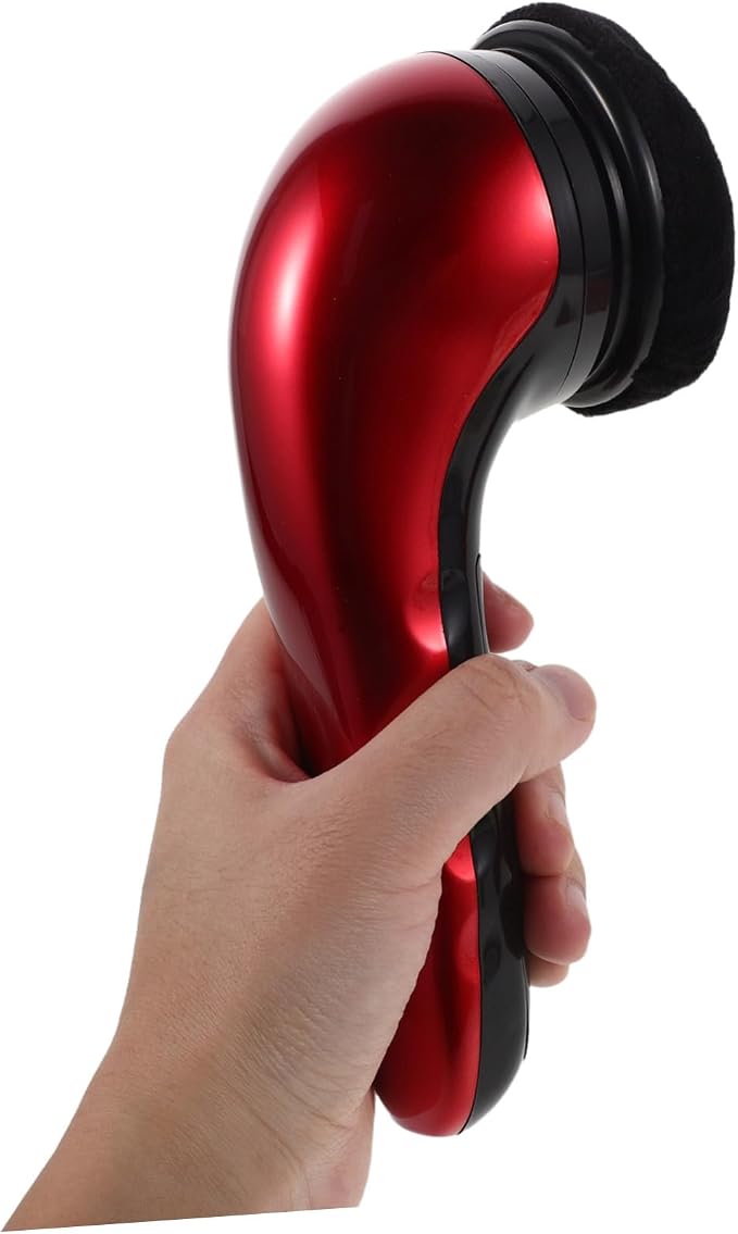 MERRYHAPY Electric Shoe Polishing Brush for Sneakers and Leather Shoes with Dual Power and Interchangeable Replacement Brush Heads for Daily Maintenance and Travel