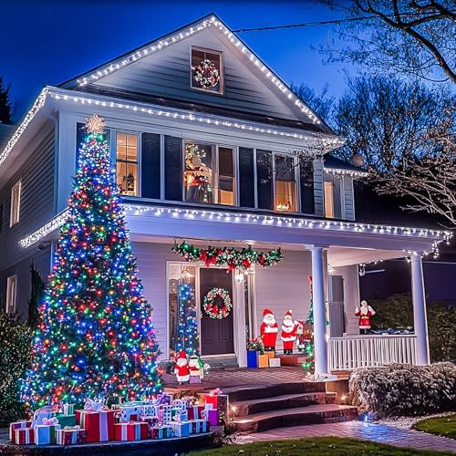 JMEXSUSS Christmas Lights, 600 LED 168FT Color Changing String Lights