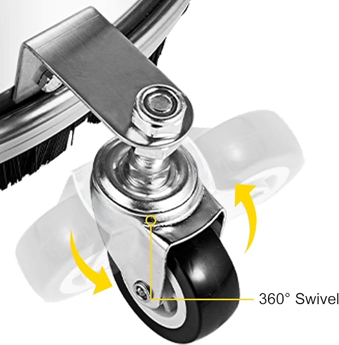 VEVOR Surface Cleaner, 4000 PSI 16" Pressure Washer With 1/4" QC for Decks, Stainless Steel Twin Rotary Arm