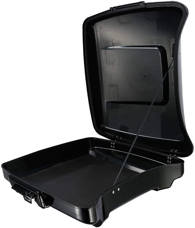 TCMT 5.5" Razor Motorcycle Trunk W/Black Latch Fit For Harley 2014-2025 Touring CVO Road King Road Glide Street Glide Electra Glide Pack