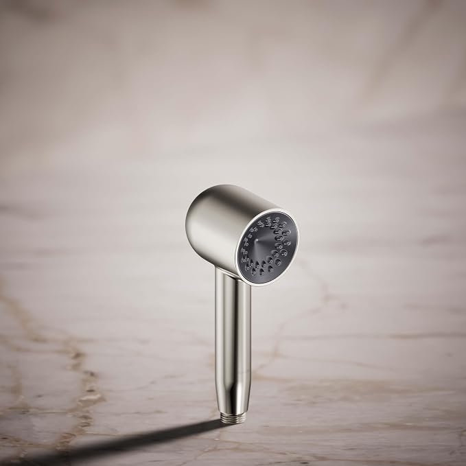 KOHLER 26286-G-SN Statement Single-Function HAND SHOWER, Maximum Spray Performance with an Easy-to-clean Surface, Vibrant Polished Nickel, 1.75 GPM