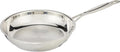 Cuisinart 8-Inch Open Skillet, Stainless Steel Skillet, Large Kitchen Pan, Dishwasher Safe, Compatible with Induction, Electric, Gas Cooktops, Oven Safe Saucepan, Cool Grip Handles