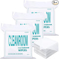Outus 900 Pcs Cleanroom Wipes (9"x9", 56 Gsm) Lint Free Cloths Nonwoven Microfiber Disposable Wipes Ultra-fine Filaments Laser Sealed Edge for Lab Electronics Printing Semiconductor Industries
