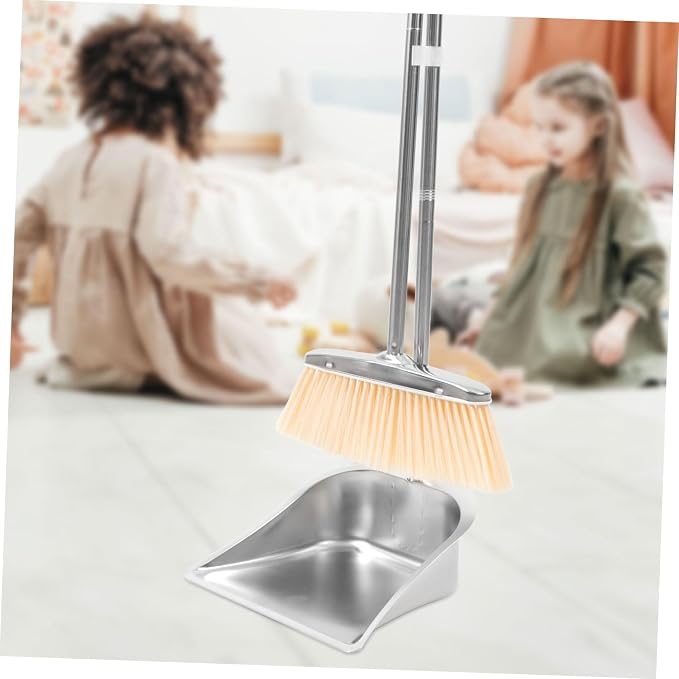 BESTYASH 1Set Broom and Dustpan for Home Cleaning Room Cleaning Shovel with Long Handle for Easy Indoor Outdoor Use for and Housewarming