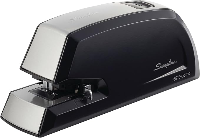 Swingline Heavy Duty Commercial Electric Stapler, 20 Sheet Capacity, Metal, Black (06701)