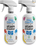 Miss Mouth’s Messy Eater Stain Treater Spray - Stain Remover - Newborn & Baby Essentials - 2-Pack of 16oz Stain Remover
