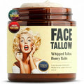 Whipped Beef Tallow and Honey Balm Moisturizer for Skin, Face, Lips, Body - Unscented