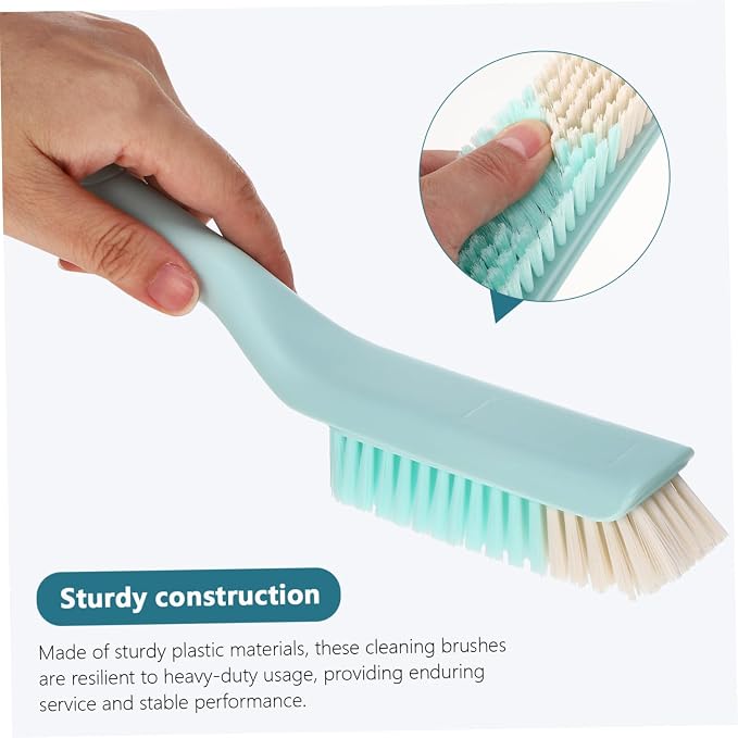 Multi-Purpose Cleaning Brush Long Handle Shoe Brush Laundry Stain with Soft Bristles for Efficient Dirt Removal from Clothes and Shoes Ergonomic Grip for Comfort