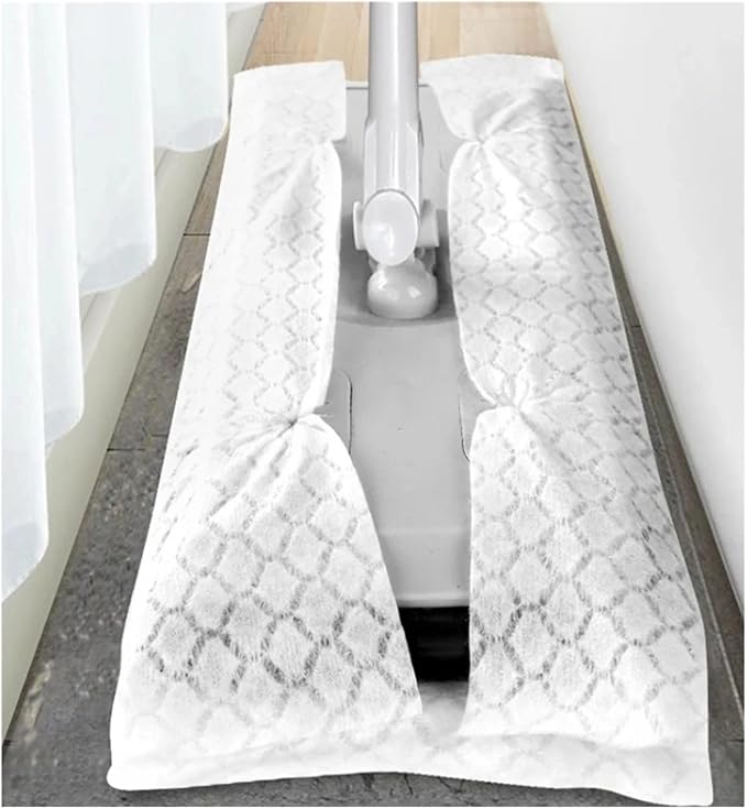 Household Electrostatic Precipitator Paper Disposable Cloth Mop Replacement Head For Cleaning Pet Hair And Dust(1mop-100cloth)