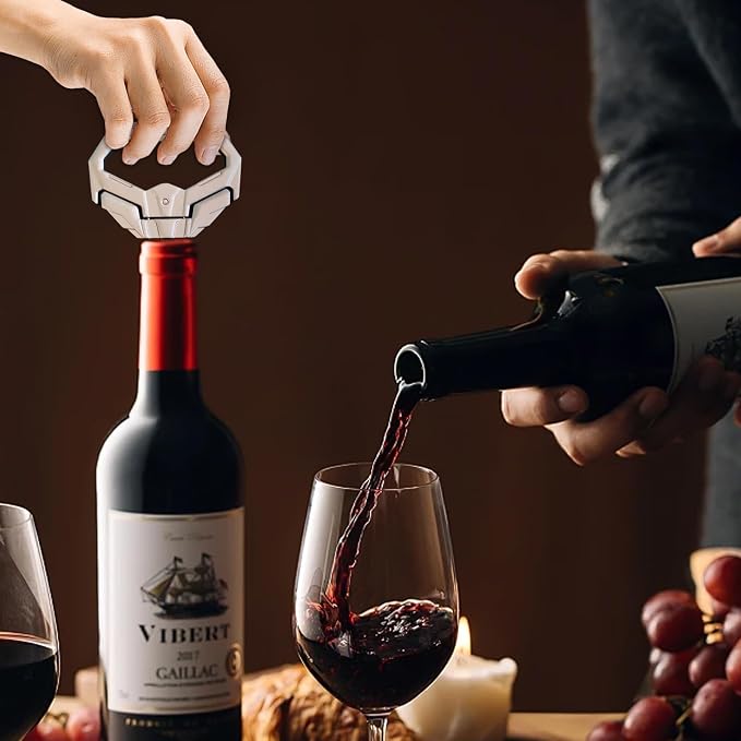 Diamond 3-in-1 Ah So Wine Opener & Two Prong Cork Remover | Vintage Cork Saver,3-in-1 Function,Durable Steel Progss,Effortless Uncorking,Gift Box Included