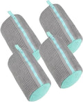 1/4PCS Shoe Washing Bag Washing Machine Laundry Bags Microfiber Closure Shoes Cleaning Bag Shoes Laundry Net Fluffy Fibers(4PCS-grey)