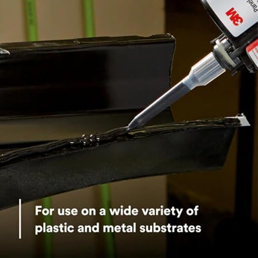 3M Panel Bonding Adhesive 08115, OEM Recommended Two-Part Epoxy, 200 mL Cartridge, Bonds Metal & Composites for Auto Body Panel Repair (1 Cartridge) | OEM Recommended Two-Part Epoxy; Bonds Metal & Composites for Auto Body Panel Repair