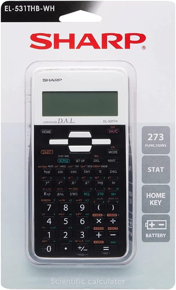 Sharp SH-EL531THBWH Scientific Calculator