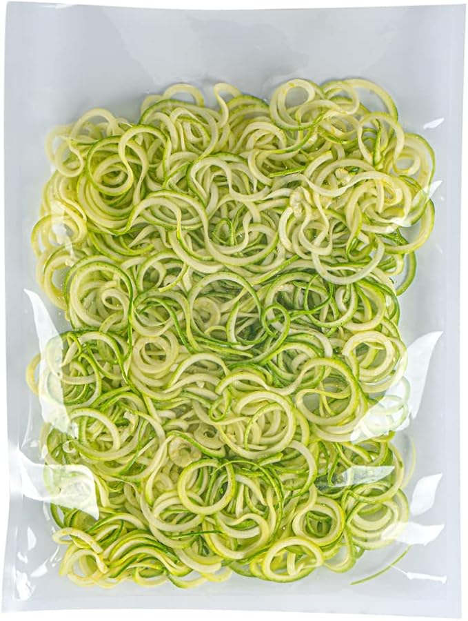 Restaurantware Fresh Hero 16 x 12 Inch Vacuum Sealer Bags 100 Food Storage Bags - 4 mil Thick Microwavable Clear Plastic Sous Vide Bags Freezable For Storing Food Or Sous Vide Cooking