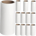 Toddmomy 12pcs Household Lint Roller Convenient Fur Remover for Pet Hair Clothes Carpets Furniture Easy to Use Compact Design for Home Travel