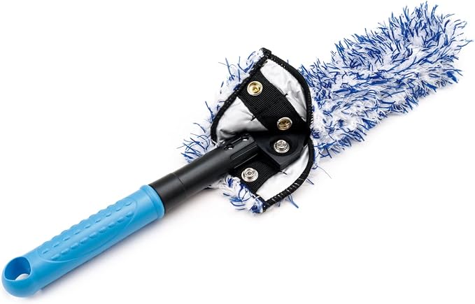 Autofiber Barrel Blade, Microfiber Wheel Brush, Flat Head, Removable Cover and Firm and Bendable