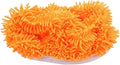 2pcs Reusable Microfiber Mop Pads, Compatible for Swiffer Sweeper Dry Sweeping Cloth Washable Wet Mopping Cleaning(A-Orange)