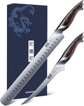 HOSHANHO BBQ Carving Knife Set, Brisket Slicing & Boning Knife for Meat | Professional Ultra Sharp Butcher Carving Knife in Japanese High Carbon Steel, Ergonomic Handle, Gift for Chefs