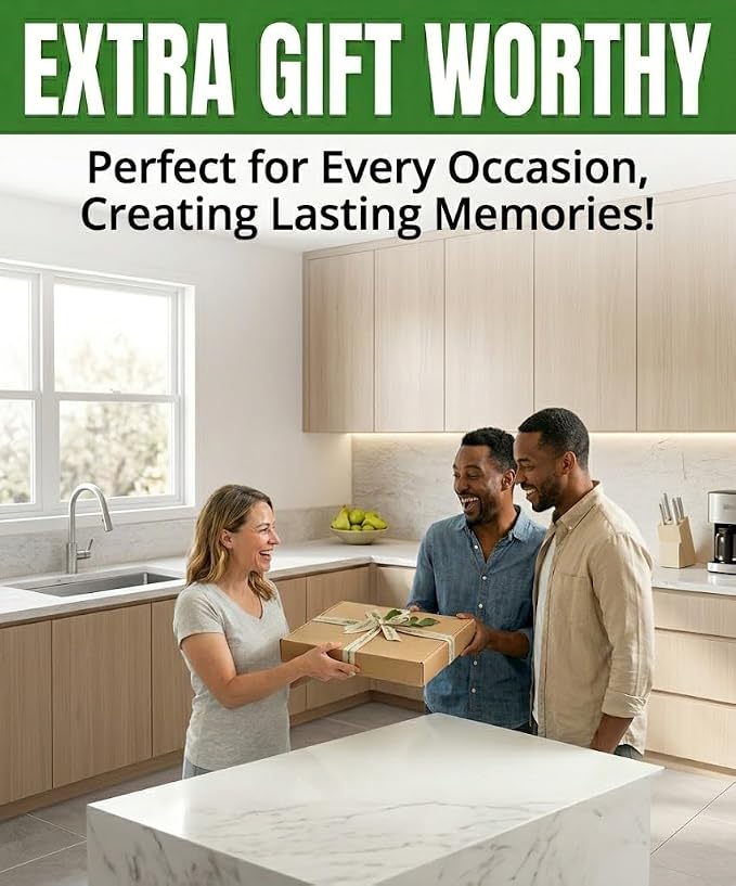Greener Chef Luxury Bamboo Cutting Board (Extra Large) with Vertical Grain Strength Technology - Non Toxic, Spacious and Lightweight 18" XL Chopping Board Gift - Replacements for Life