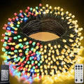Pooqla 200 LED Color Changing String Lights with Remote, 66 ft