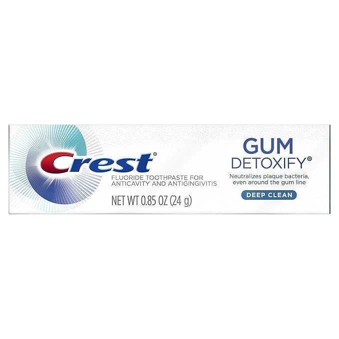 Crest Gum Detoxify Toothpaste, Deep Clean, Travel Size, 0.85 Ounce (Pack of 36)