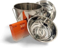SS Strainers (Large Strainer & Pail Combo, 17 L Pail & Large Strainer Combo)