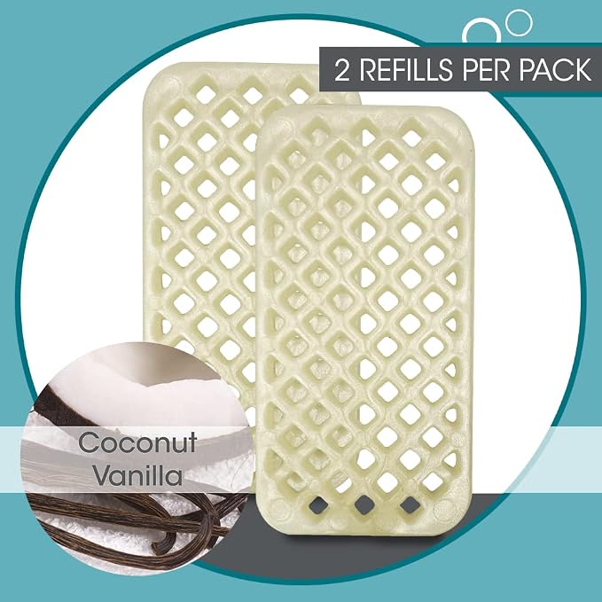 Fresh Products myfreshe Plug in Air Freshener Worry free No Heat No Glass Dry Fragrance Refills For Small Spaces Made in the USA Coconut Vanilla 2 pack