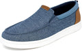 Nautica Men's Slip-On Loafers Casual Moc Toe Sneakers Boat Shoes Slipper for Men – Lightweight & Comfortable - Derwin