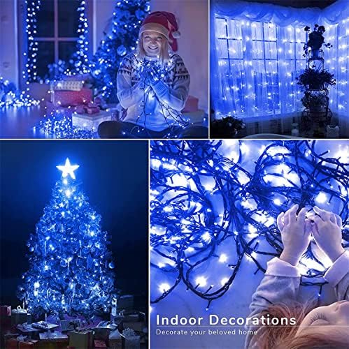 MZD8391 105FT 300LED Christmas Light Outdoor Indoor, Christmas Tree Lights