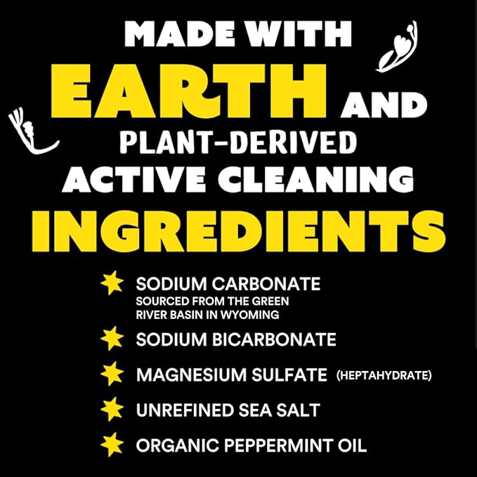 Molly's Suds Original Laundry Detergent Powder | Clean Laundry Detergent Powder for Sensitive Skin | Simple, Effective Ingredients, Stain Fighting | 240 Load (Peppermint)