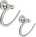 Towel Ring 2 Pack, Stainless Steel Hand Towel Holder for Bathroom Wall Mount, Heavy Duty Towel Hanger for Kitchen, Bath, RV(Brushed Nickel