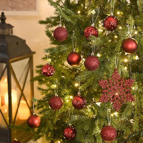 Valery Madelyn 50ct Christmas Tree Decorations Ball Ornaments 2 Inches