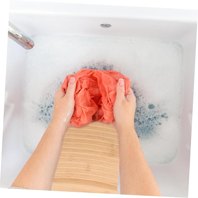 Laundry Board for Boys and Girls Bamboo Wash Board for Hand Washing Cloths at Home