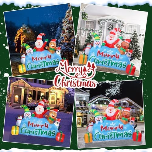 WONDER GARDEN 8.53 FT Christmas Inflatable Outdoor Holiday Celebrate Decor