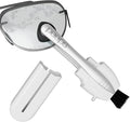 Peeps Glasses Cleaner - for Eyeglasses, Reading Glasses, and More - Lens Cleaner with Carbon Microfiber Tech-Injected White-1 Count (Pack of 1)