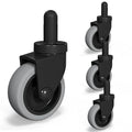 AAGUT Mop Bucket Wheels Replacement 3", Non-Marking TPR Castors Set of 4 | Compatible with Rubbermaid Models 7570-L2, 7571,7580,7581,7582 7583, Amazon Basics, Sam's Club Brand Mop Buckets