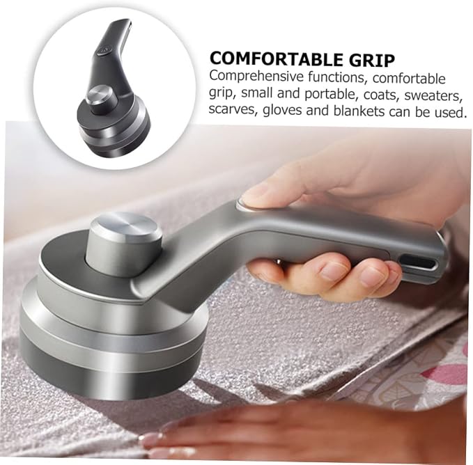 USB Rechargeable Lint Remover for Clothes and Fabrics Compact Fabric Shaver Detachable Head and Easy Operation